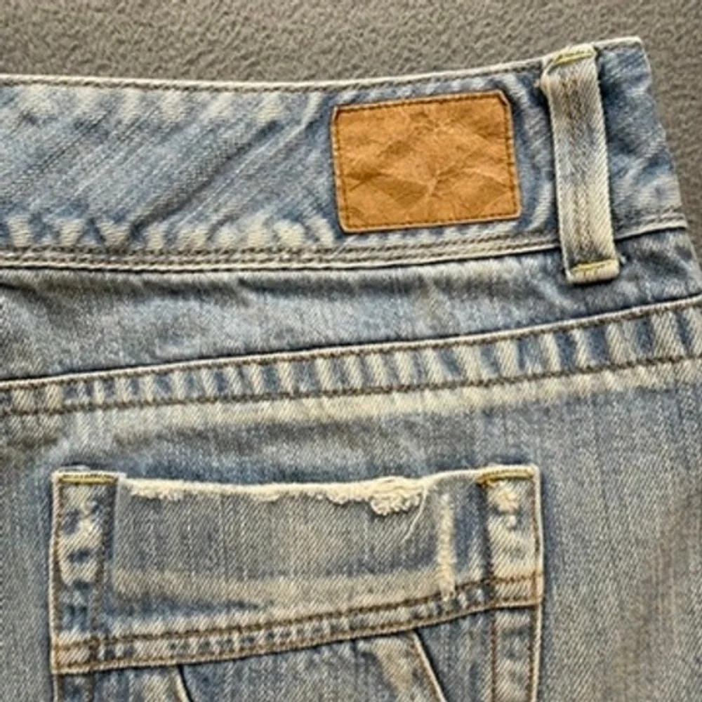 American Eagle Outfitters Light Blue Denim Mini Skirt